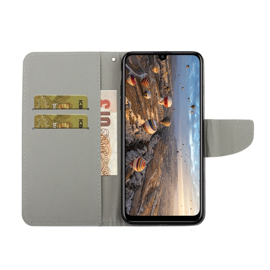 Huawei P smart 2020 flip case side profile demonstrating holder function