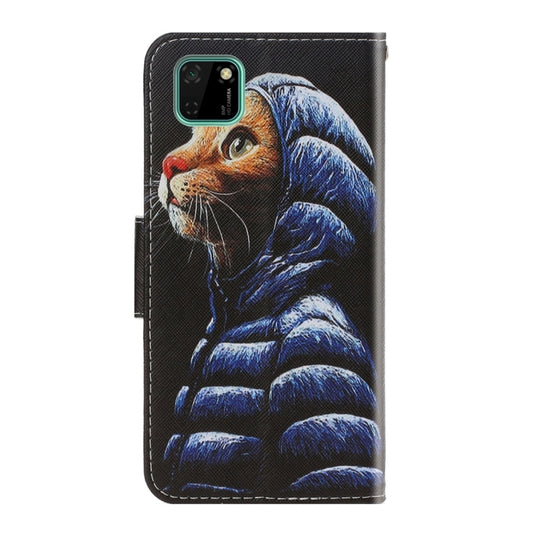 Protective flip case Huawei Y5p with built-in wallet and stand functionality