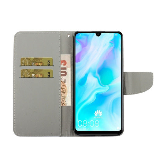 Huawei Y6p case with built-in stand holder for landscape viewing