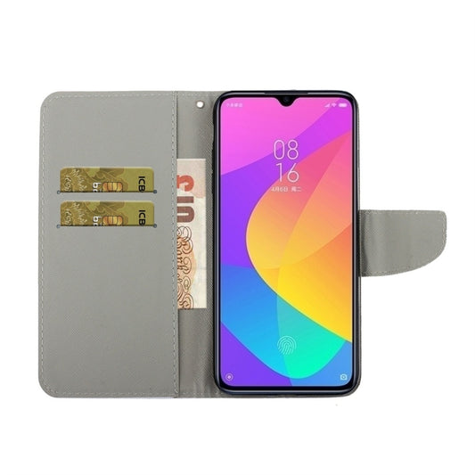 Back panel 3D colored drawing design Xiaomi Redmi 9 flip case