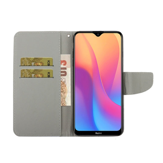 Horizontal flip Redmi 9A case showcasing vibrant 3D colored artwork detail view