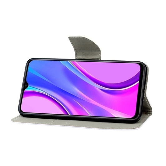 Xiaomi Redmi 9C leather case with card holder slots and integrated wallet functionality