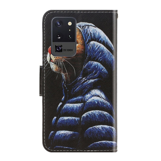 Galaxy Note20 Ultra case featuring vibrant 3D colored design and built-in holder