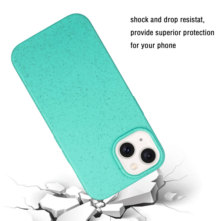 Wheat MagSafe Magnetic Straw Material + TPU Phone Case, For iPhone 15, For iPhone 14 Plus, For iPhone 14