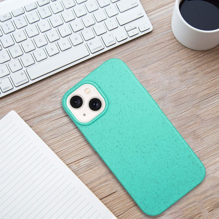 Wheat MagSafe Magnetic Straw Material + TPU Phone Case, For iPhone 15, For iPhone 14 Plus, For iPhone 14