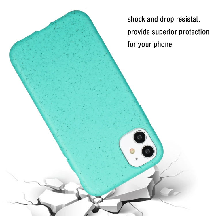 Wheat MagSafe Magnetic Straw Material + TPU Phone Case, For iPhone 11, For iPhone 11 Pro