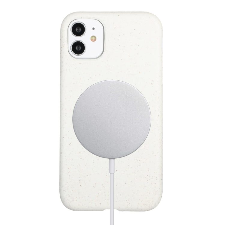 Wheat MagSafe Magnetic Straw Material + TPU Phone Case, For iPhone 11, For iPhone 11 Pro