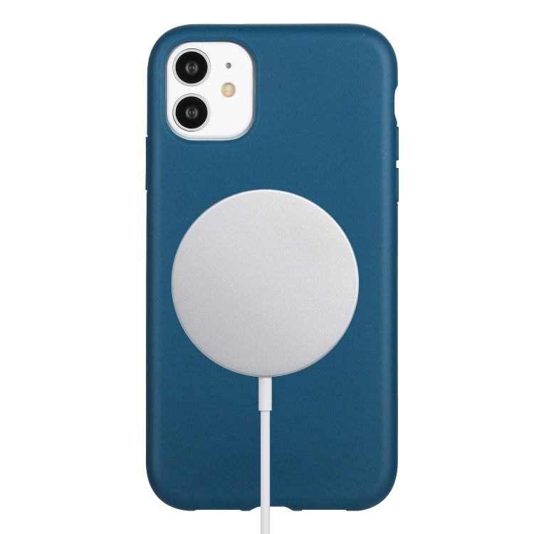 Wheat MagSafe Magnetic Straw Material + TPU Phone Case, For iPhone 11, For iPhone 11 Pro