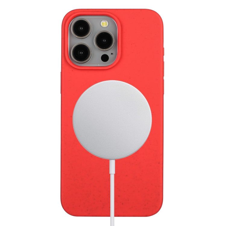 Wheat MagSafe Magnetic Straw Material + TPU Phone Case, For iPhone 11, For iPhone 11 Pro