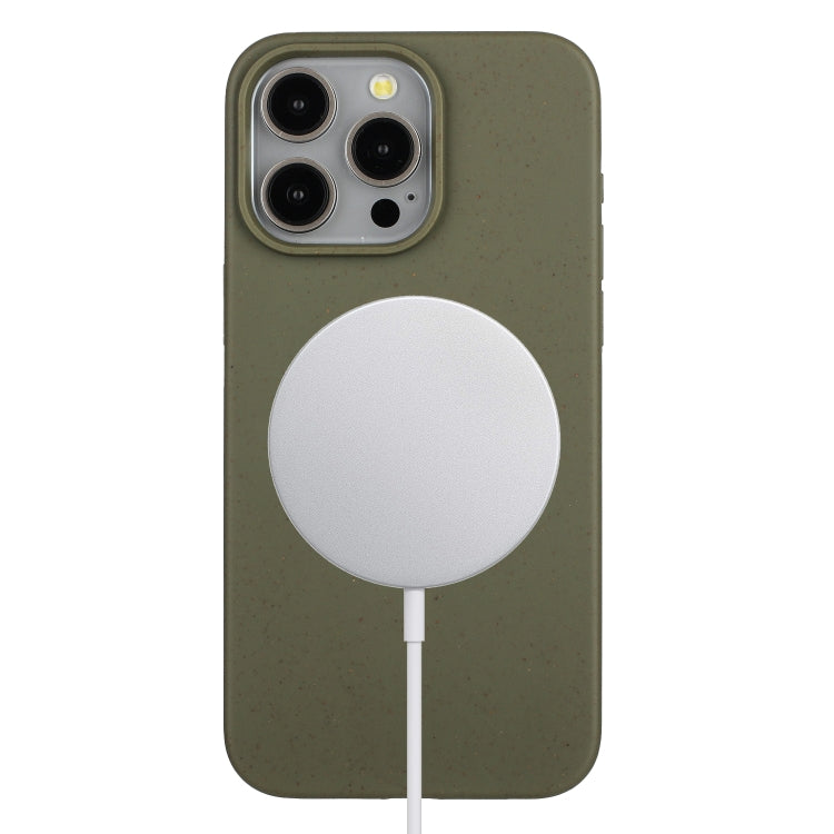 Wheat MagSafe Magnetic Straw Material + TPU Phone Case, For iPhone 11, For iPhone 11 Pro