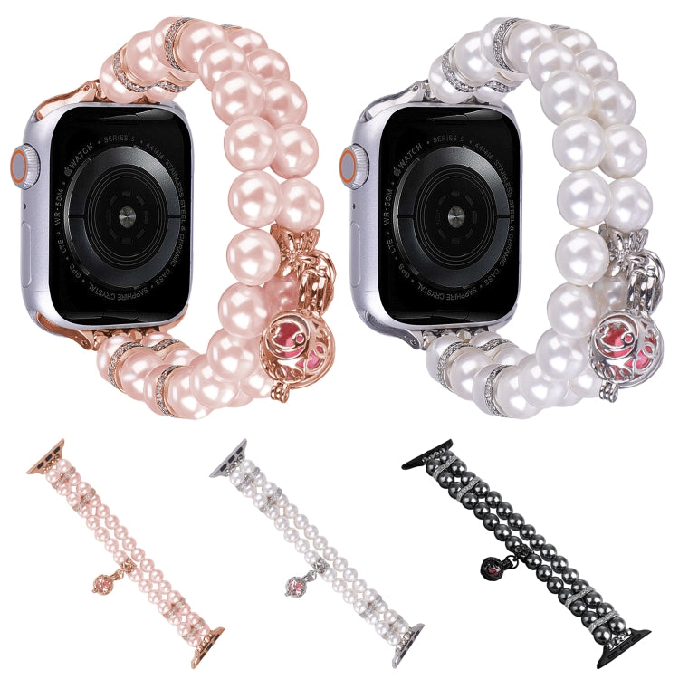 Beaded Dual Row Pearl Bracelet Watch Band, For Apple Watch 42mm, For Apple Watch 38mm