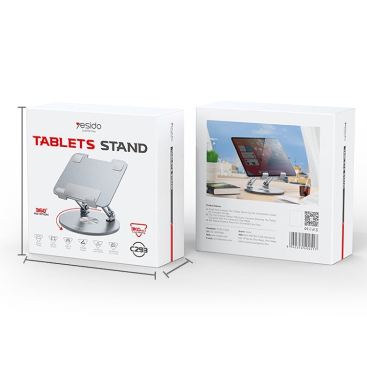 Yesido C293 360 Degree Rotating Foldable Tablet Desk Stand, C293