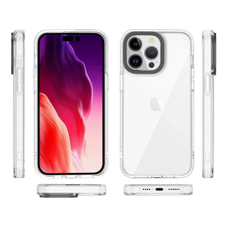 Coque TPU + PC Gold Armord pour iPhone 15 Pro Max, iPhone 15 Pro, iPhone 15 Plus, iPhone 15