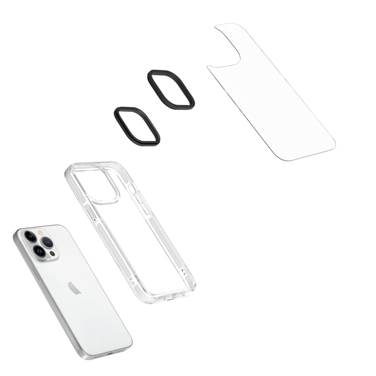 Coque TPU + PC Gold Armord pour iPhone 15 Pro Max, iPhone 15 Pro, iPhone 15 Plus, iPhone 15