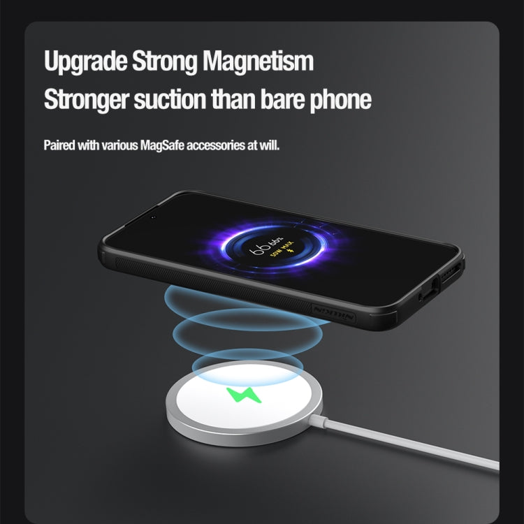 NILLKIN Textured Prop Magnetic Lens Protection Holder Nylon Phone Case