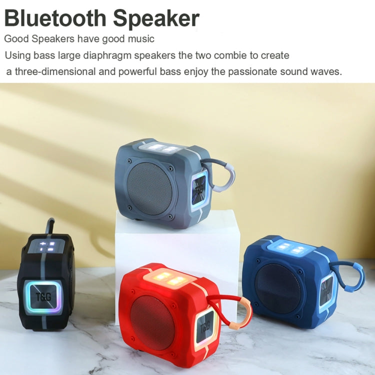 T&G TG661 Colorful LED Portable Outdoor Wireless Bluetooth Speaker, TG661