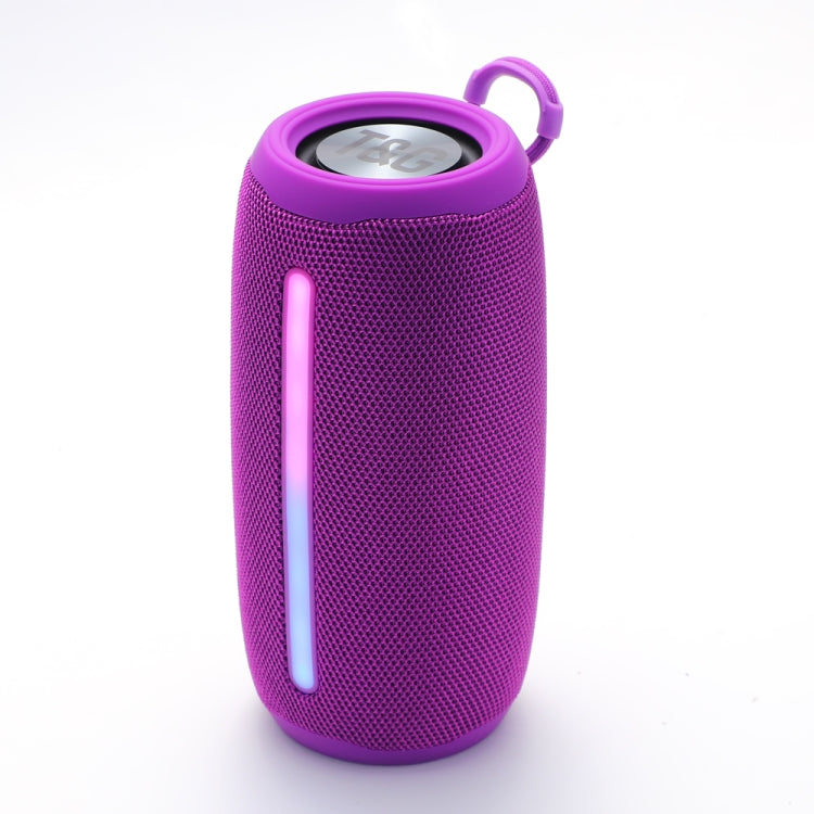 T&G TG663 Portable Colorful LED Wireless Bluetooth Speaker Outdoor Subwoofer, TG663