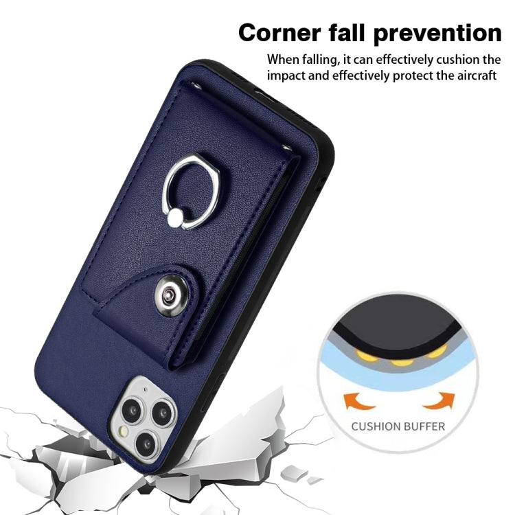 Organ Card Bag Ring Holder Phone Case, For iPhone 11 Pro, For iPhone X / XS, For iPhone XR, For iPhone XS Max