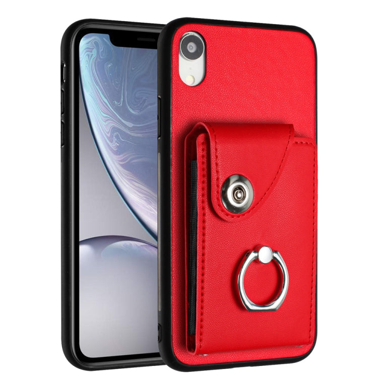 Organ Card Bag Ring Holder Phone Case, For iPhone 11 Pro, For iPhone X / XS, For iPhone XR, For iPhone XS Max