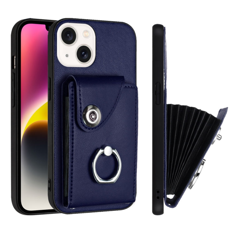 Organ Card Bag Ring Holder Phone Case, For iPhone 13, For iPhone 13 mini, For iPhone 12, For iPhone 12 Pro Max