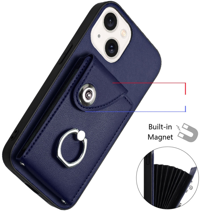 Organ Card Bag Ring Holder Phone Case, For iPhone 13, For iPhone 13 mini, For iPhone 12, For iPhone 12 Pro Max
