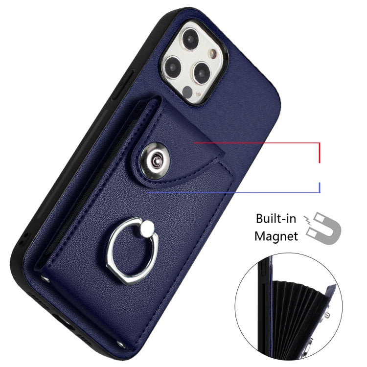 Organ Card Bag Ring Holder Phone Case, For iPhone 12 Pro, For iPhone 12 mini, For iPhone 11 Pro Max, For iPhone 11