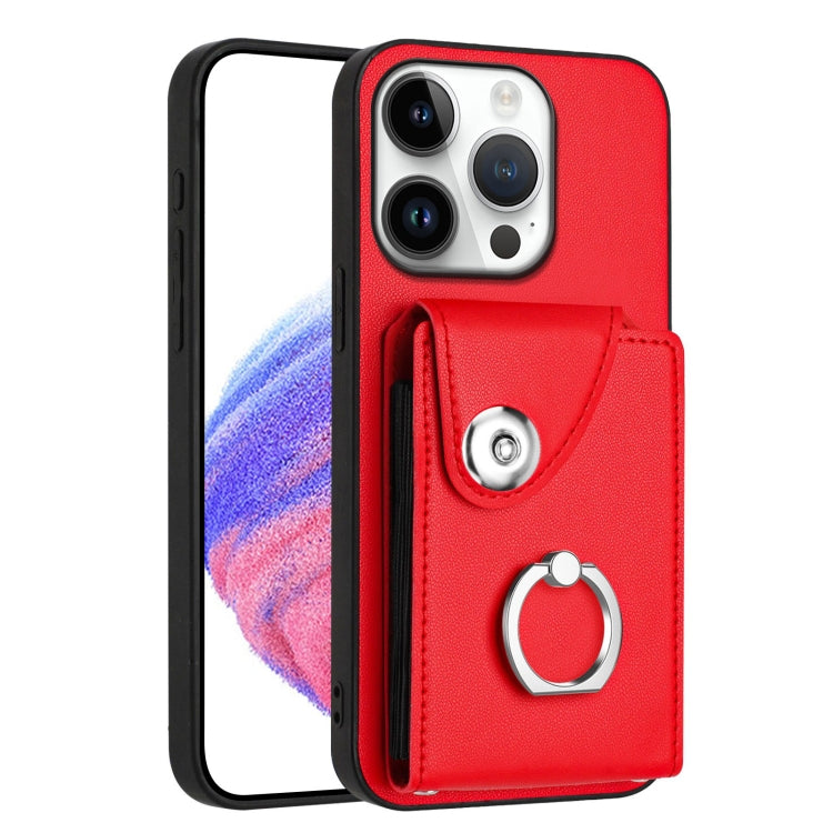 Organ Card Bag Ring Holder Phone Case, For iPhone 16e, For iPhone 16 Pro Max, For iPhone 16 Pro, For iPhone 16 Plus