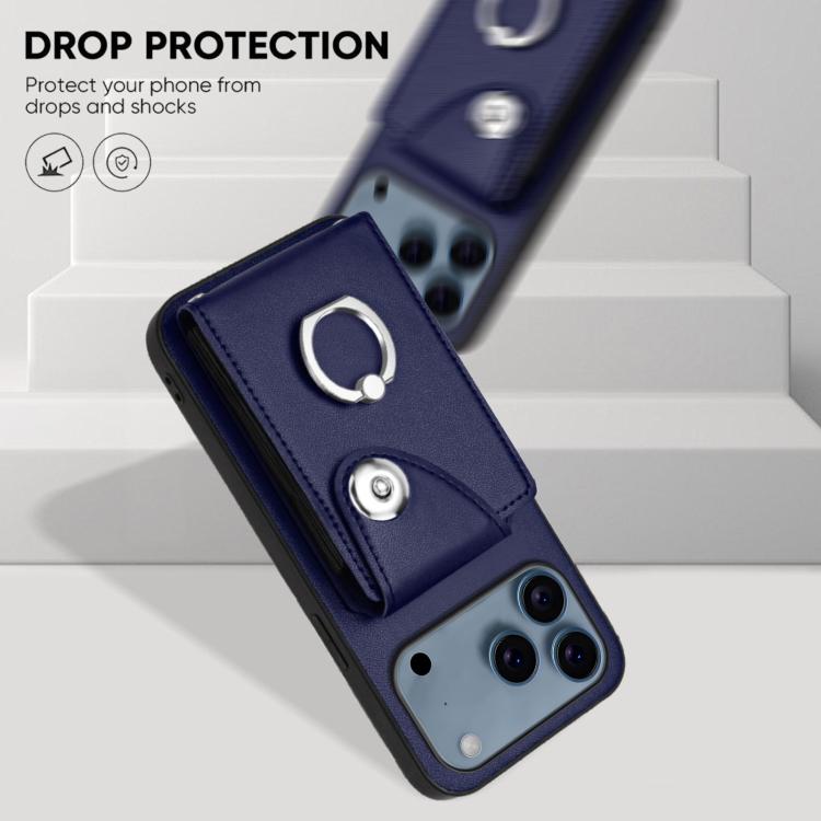 Organ Card Bag Ring Holder Phone Case, For iPhone 17 Pro Max, For iPhone 17 Pro, For iPhone 17, For iPhone 17 Air