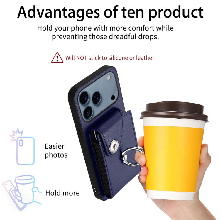 Organ Card Bag Ring Holder Phone Case, For iPhone 17 Pro Max, For iPhone 17 Pro, For iPhone 17, For iPhone 17 Air