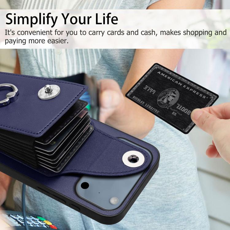 Organ Card Bag Ring Holder Phone Case, For iPhone 17 Pro Max, For iPhone 17 Pro, For iPhone 17, For iPhone 17 Air