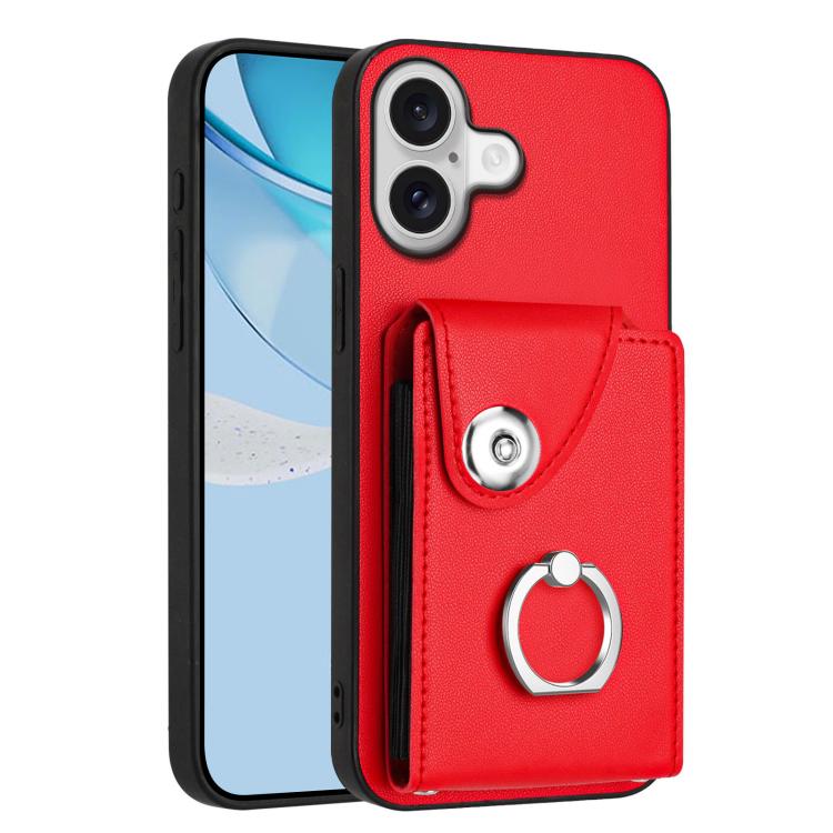Organ Card Bag Ring Holder Phone Case, For iPhone 17 Pro Max, For iPhone 17 Pro, For iPhone 17, For iPhone 17 Air