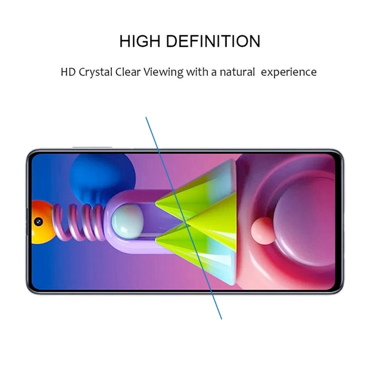 For Xiaomi Redmi Note 9 Global Full Glue Full Screen Tempered Glass Film, For Samsung Galaxy M51, For Samsung Galaxy A01 Core