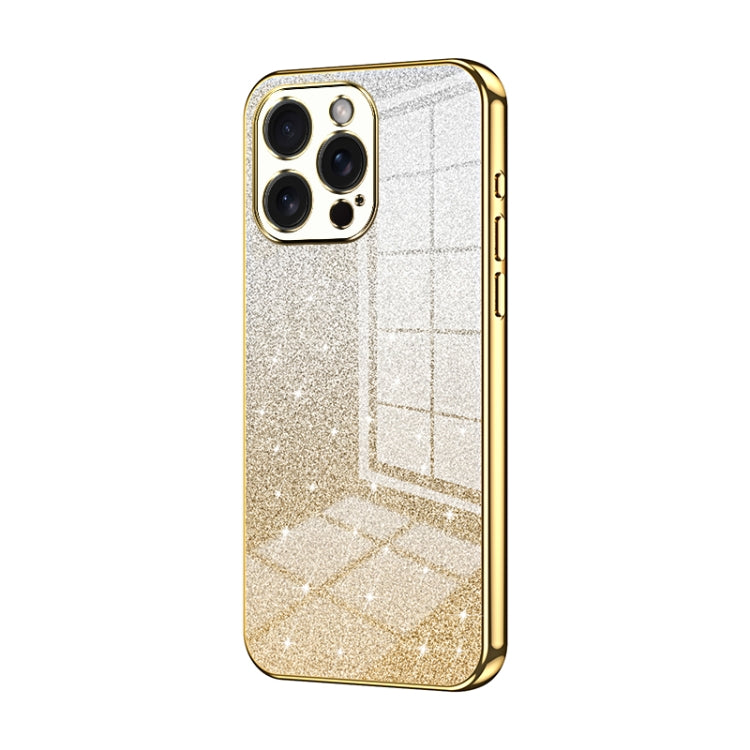Gradient Glitter Powder Electroplated Phone Case