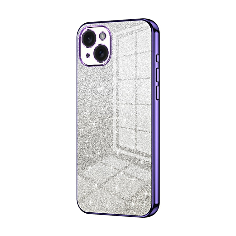 Gradient Glitter Powder Electroplated Phone Case
