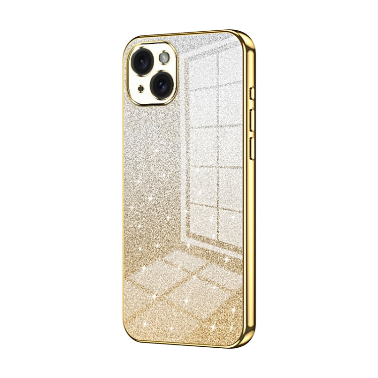 Gradient Glitter Powder Electroplated Phone Case