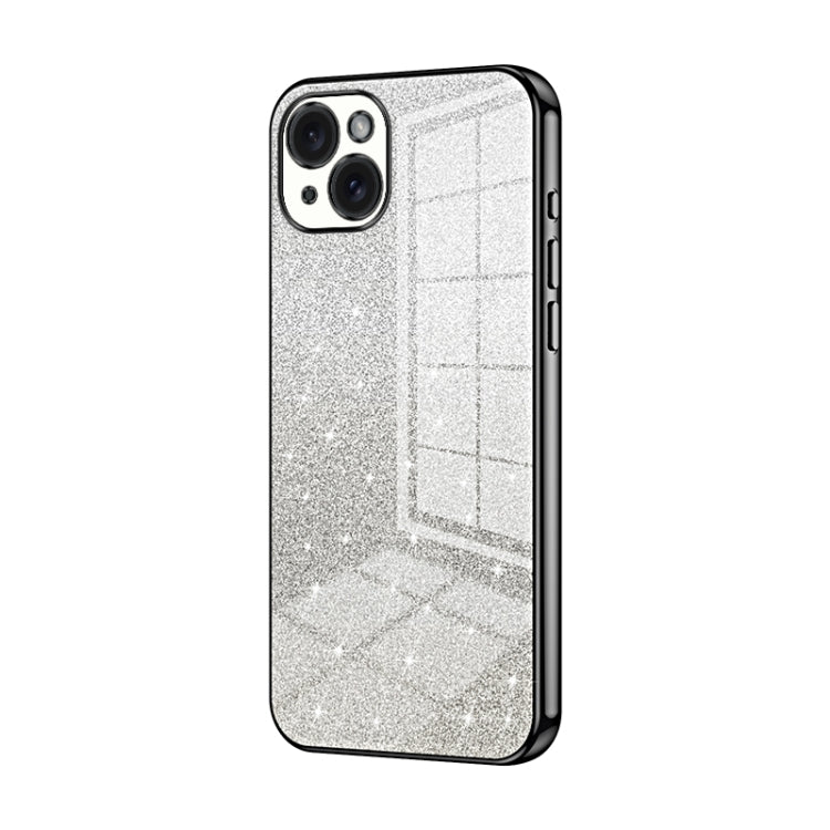 Gradient Glitter Powder Electroplated Phone Case
