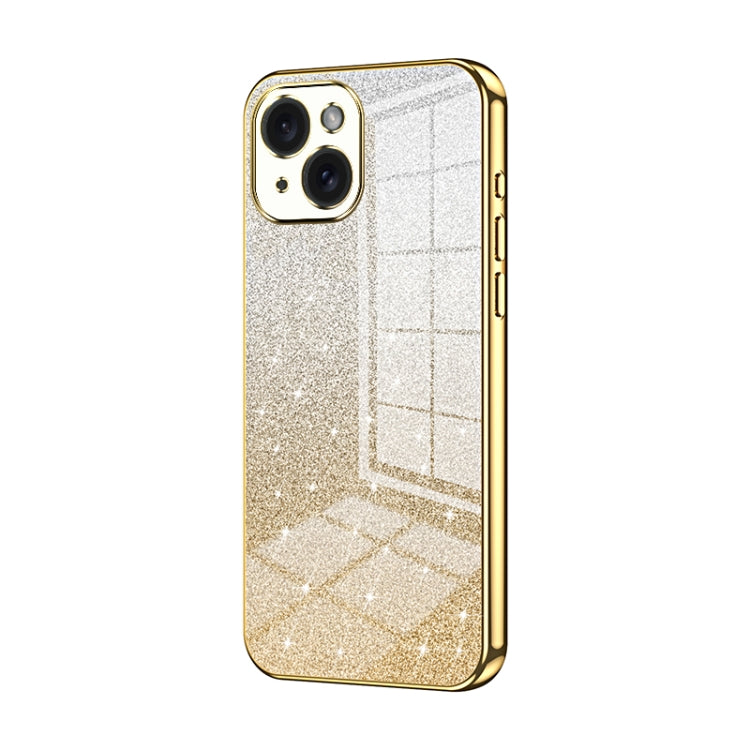 Gradient Glitter Powder Electroplated Phone Case