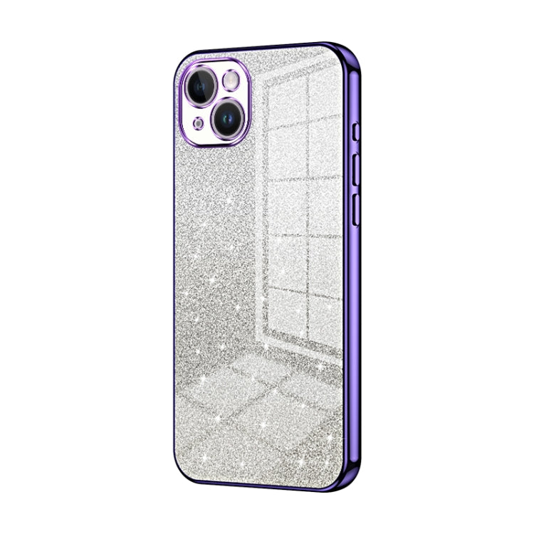 Gradient Glitter Powder Electroplated Phone Case