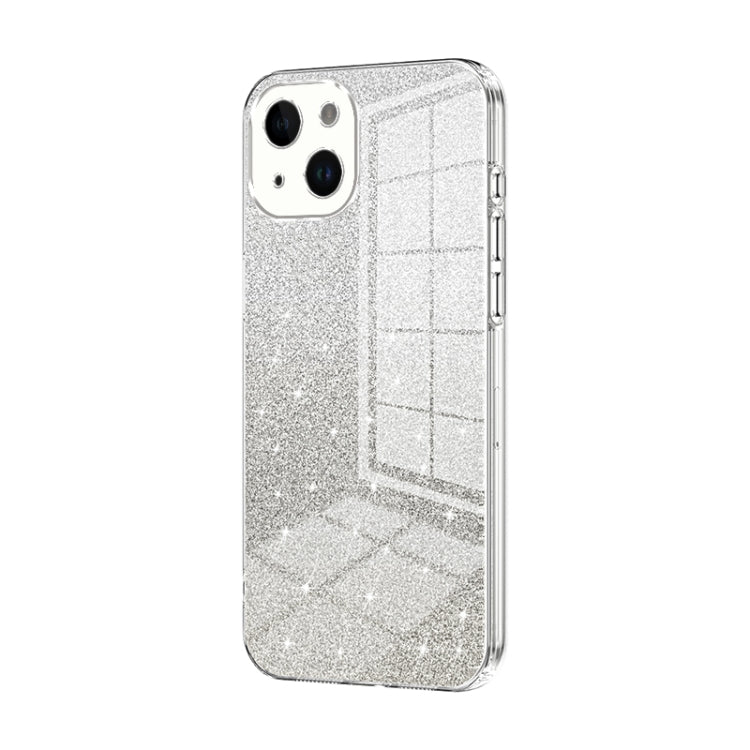 Gradient Glitter Powder Electroplated Phone Case, For iPhone 15, For iPhone 14 Plus, For iPhone 14