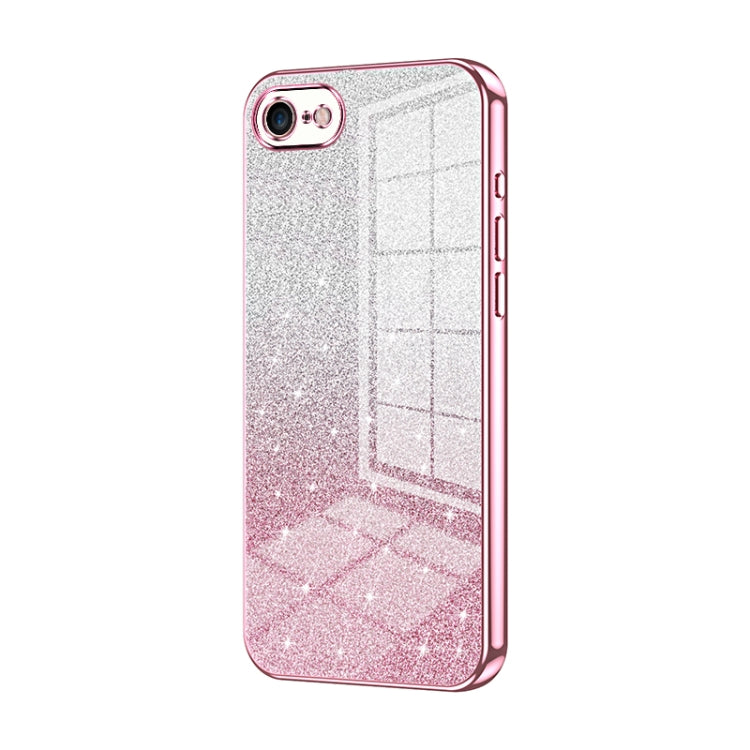 Gradient Glitter Powder Electroplated Phone Case