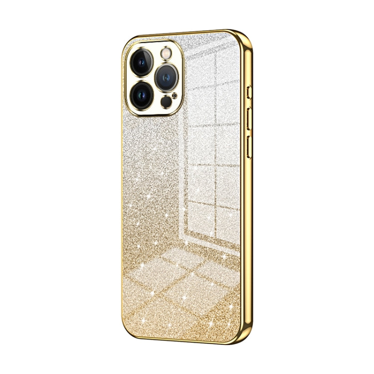 Gradient Glitter Powder Electroplated Phone Case