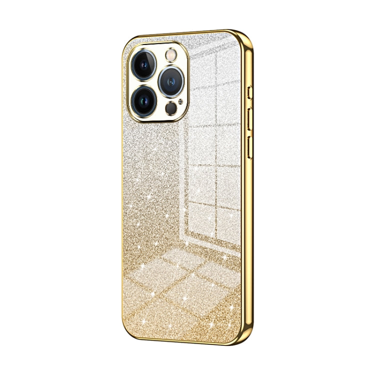 Gradient Glitter Powder Electroplated Phone Case