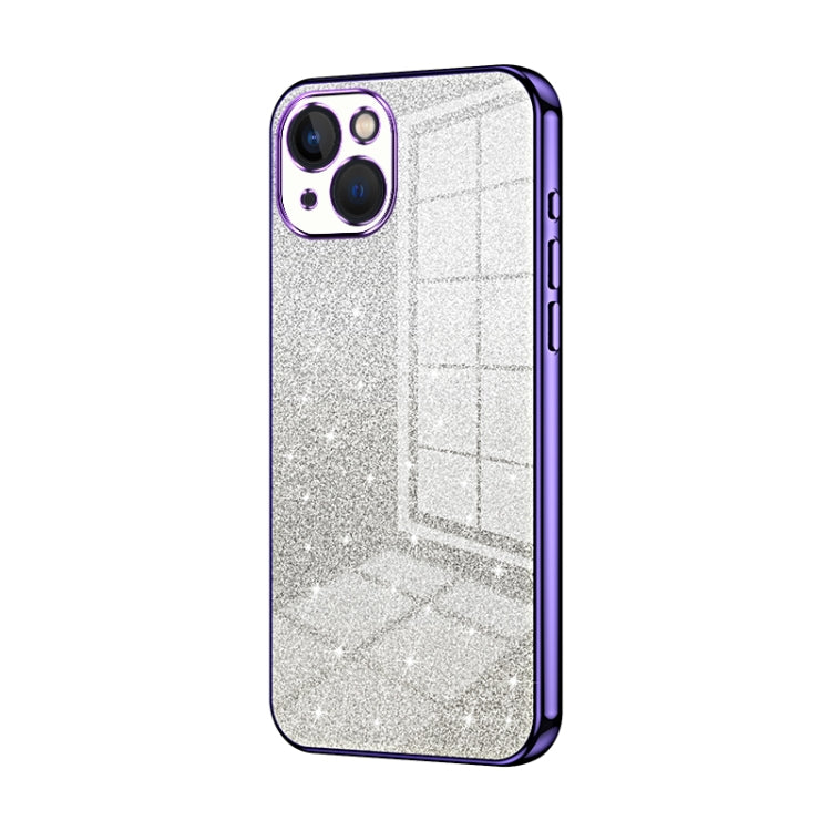 Gradient Glitter Powder Electroplated Phone Case