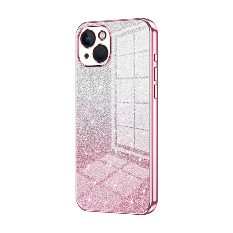 Gradient Glitter Powder Electroplated Phone Case