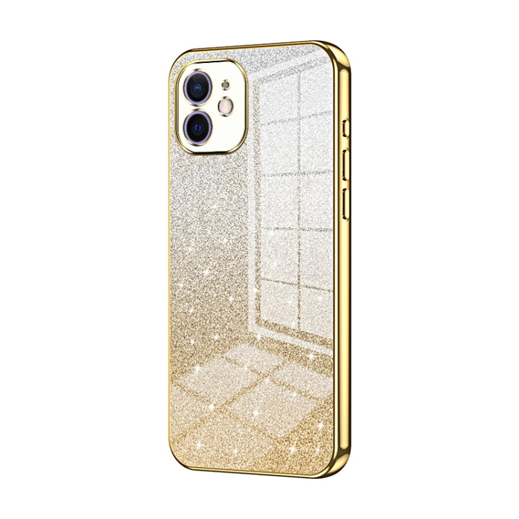 Gradient Glitter Powder Electroplated Phone Case