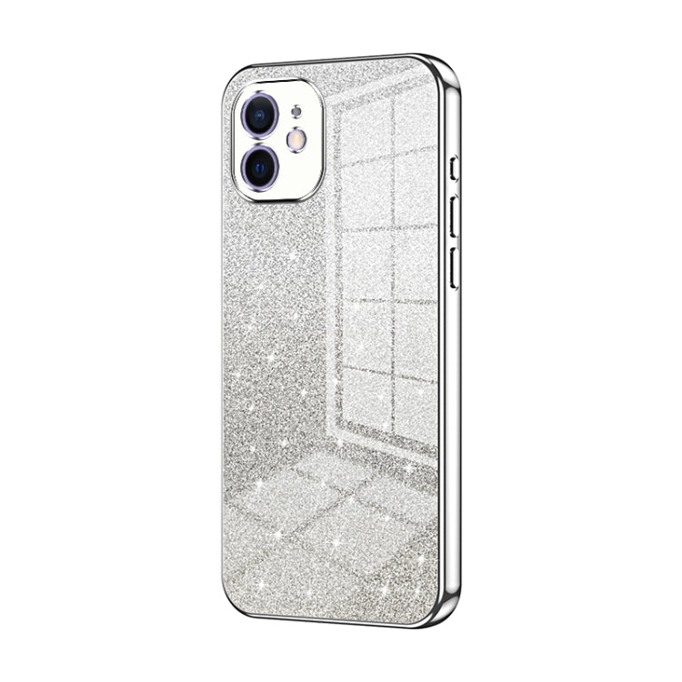 Gradient Glitter Powder Electroplated Phone Case