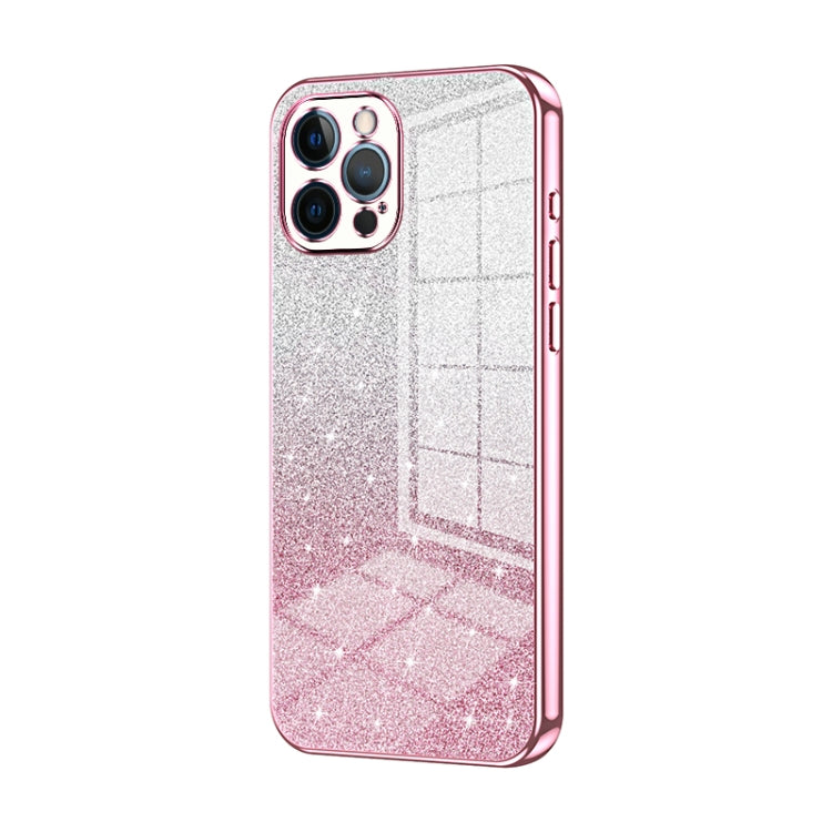 Gradient Glitter Powder Electroplated Phone Case