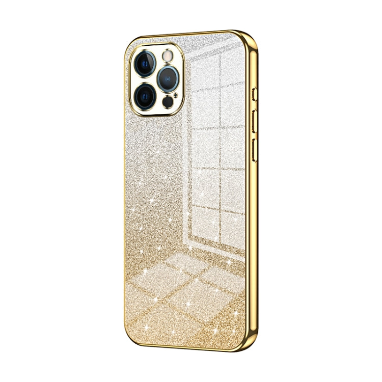Gradient Glitter Powder Electroplated Phone Case