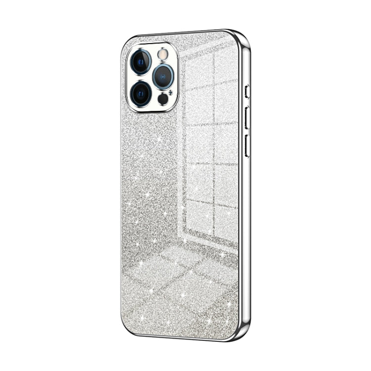 Gradient Glitter Powder Electroplated Phone Case