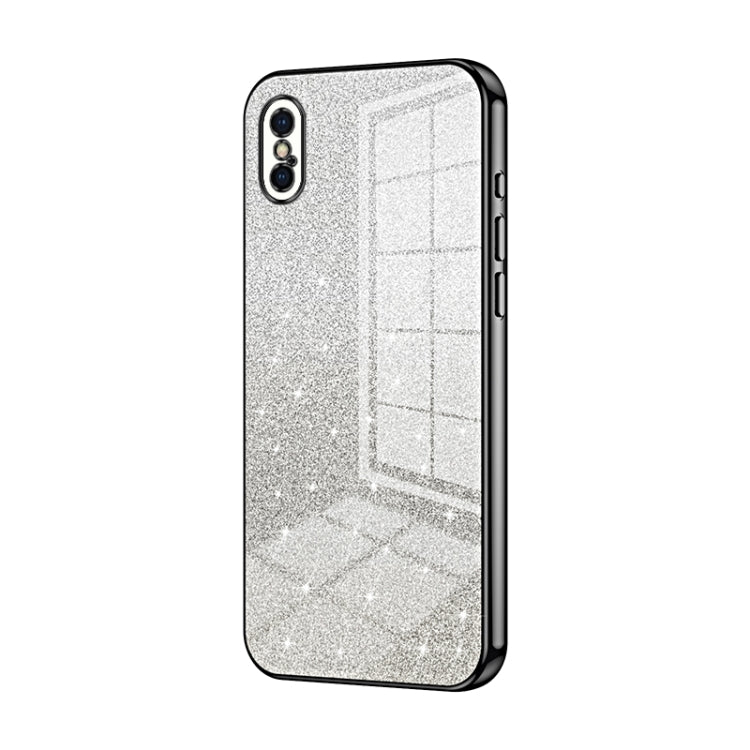 Gradient Glitter Powder Electroplated Phone Case